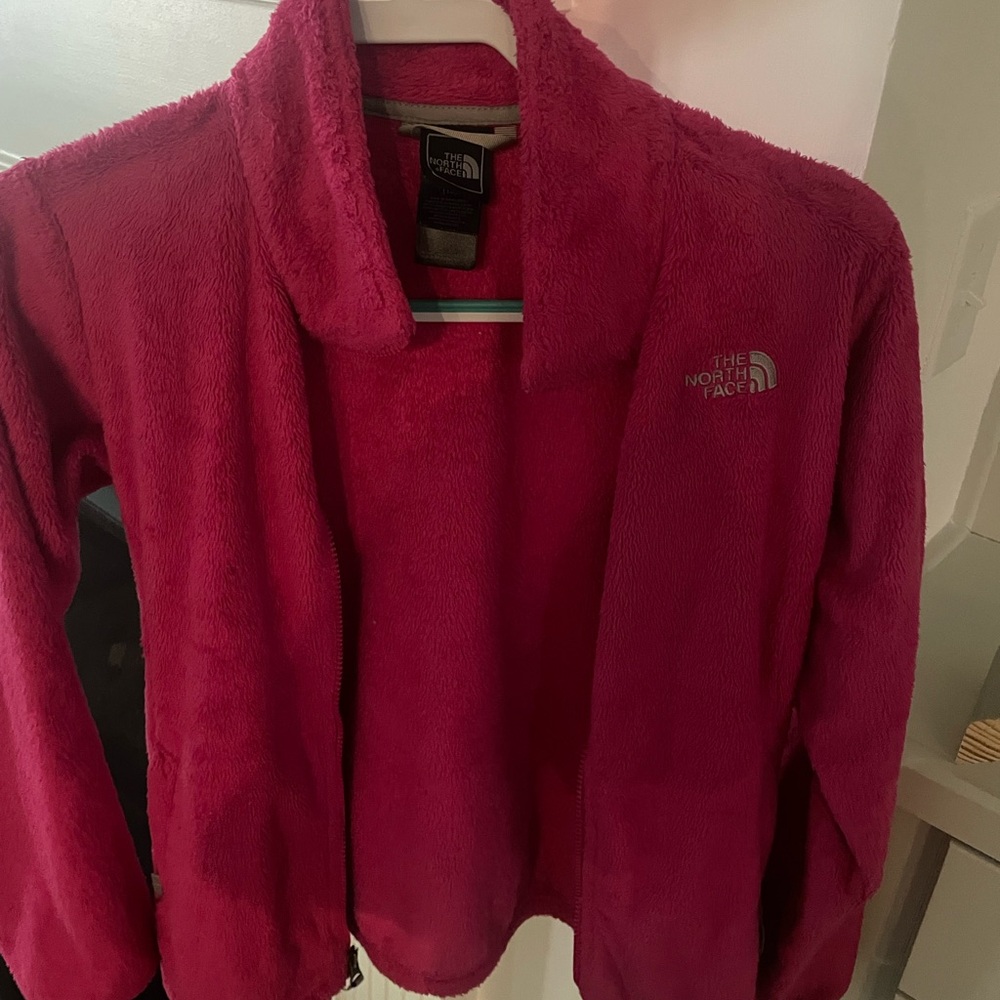 The North Face Full Zip Vibrant Pink Girls' Jacket